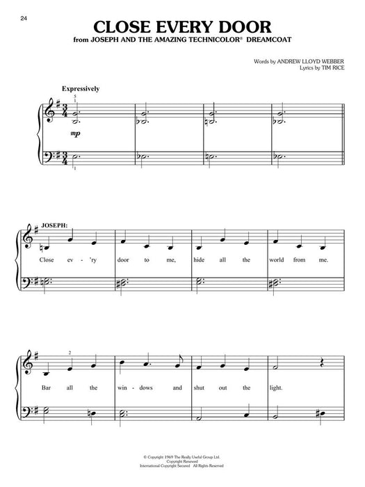 Simple Broadway Songs The Easiest Easy Piano Songs 百老匯 鋼琴 | 小雅音樂 Hsiaoya Music