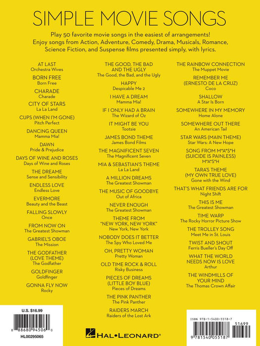 Simple Movie Songs The Easiest Easy Piano Songs 鋼琴 | 小雅音樂 Hsiaoya Music