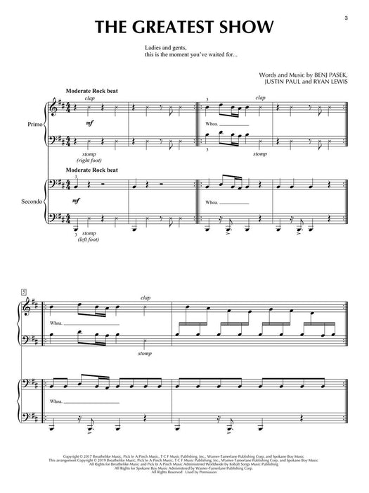 The Greatest Showman Intermediate Piano Duet (1 Piano, 4 Hands) 四手聯彈 鋼琴 | 小雅音樂 Hsiaoya Music