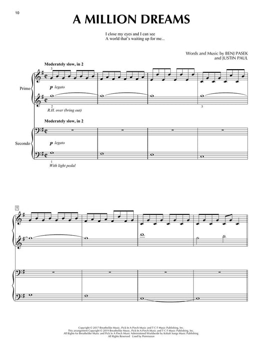 The Greatest Showman Intermediate Piano Duet (1 Piano, 4 Hands) 四手聯彈 鋼琴 | 小雅音樂 Hsiaoya Music