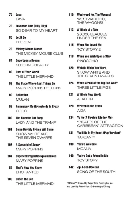 Disney - Guitar Chord Songbook - 2nd Edition 吉他和弦 | 小雅音樂 Hsiaoya Music