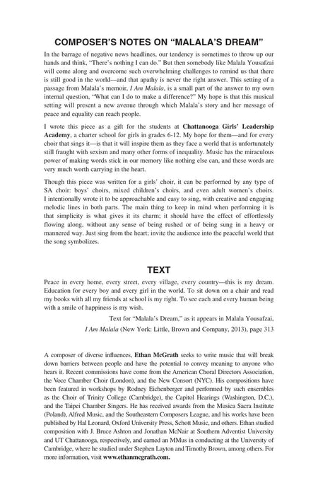 Malala's Dream | 小雅音樂 Hsiaoya Music