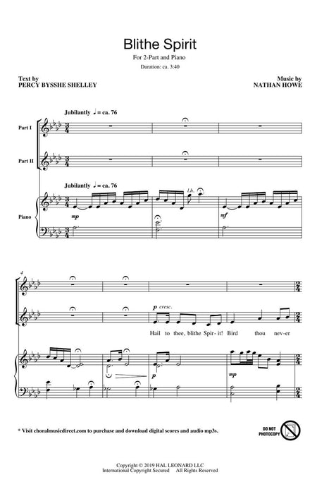 Blithe Spirit Andrea Ramsey Choral Series 合唱 | 小雅音樂 Hsiaoya Music