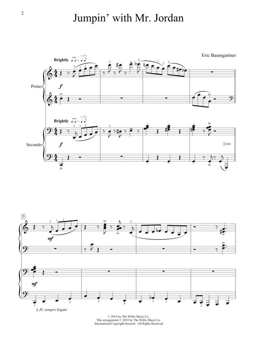 Jumpin' with Mr. Jordan National Federation of Music Clubs 2020-2024 Selection Mid-Intermediate Level 1 Piano, 4 Hands 鋼琴 | 小雅音樂 Hsiaoya Music