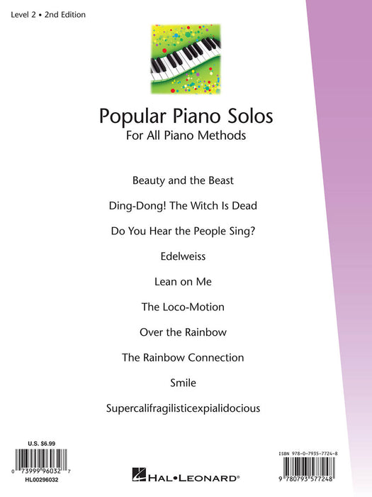 Popular Piano Solos - Level 2, 2nd Edition Hal Leonard Student Piano Library 鋼琴 獨奏 鋼琴 | 小雅音樂 Hsiaoya Music