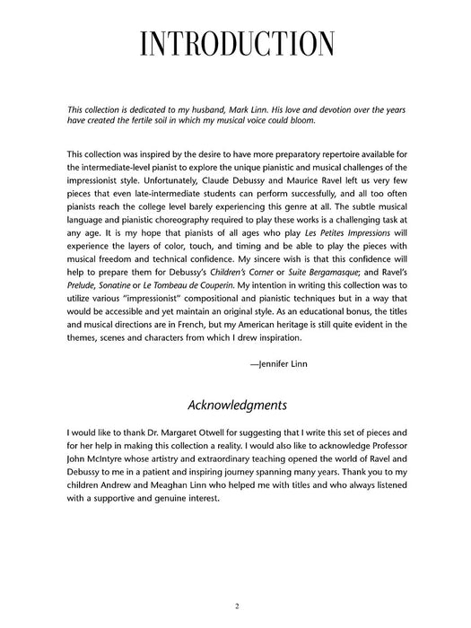 Les Petites Impressions Intermediate Level Composer Showcase 作曲家 | 小雅音樂 Hsiaoya Music