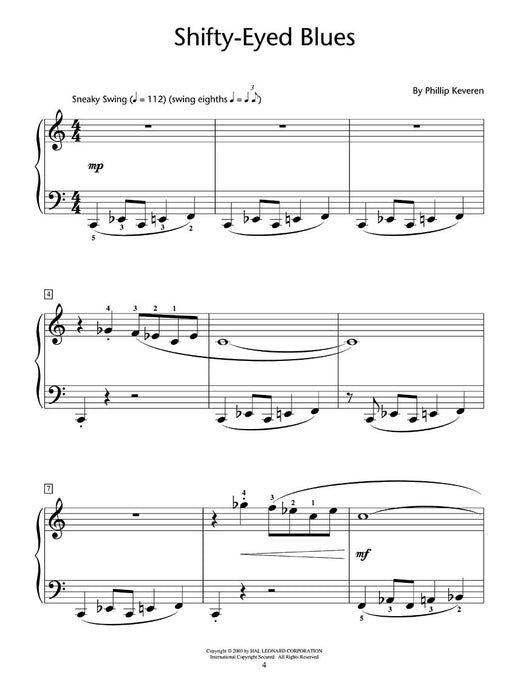 Shifty-Eyed Blues Hal Leonard Student Piano Library Composer Showcase 藍調 鋼琴 作曲家 | 小雅音樂 Hsiaoya Music