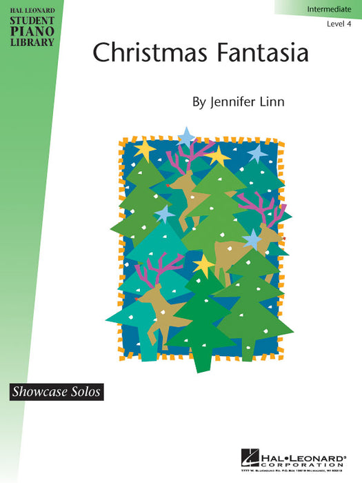Christmas Fantasia - Level 4 Hal Leonard Student Piano Library Showcase Solos Level 4/Early Intermediate 幻想曲 鋼琴 獨奏 | 小雅音樂 Hsiaoya Music