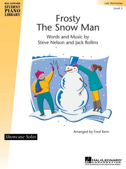 Frosty the Snowman Hal Leonard Student Piano Library Showcase Solo Level 3/Late Elementary 鋼琴 獨奏 | 小雅音樂 Hsiaoya Music