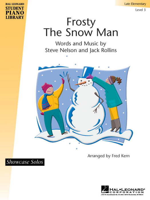 Frosty the Snowman Hal Leonard Student Piano Library Showcase Solo Level 3/Late Elementary 鋼琴 獨奏 | 小雅音樂 Hsiaoya Music
