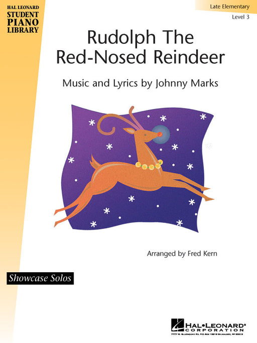 Rudolph the Red-Nosed Reindeer Hal Leonard Student Piano Library Showcase Solo Level 3/Late Elementary 鋼琴 獨奏 | 小雅音樂 Hsiaoya Music