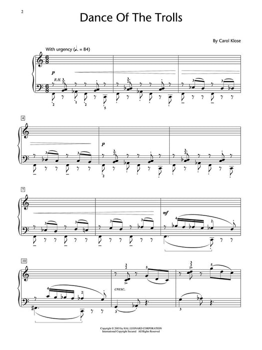 Dance of the Trolls Hal Leonard Student Piano Library Showcase Solo Level 5/Intermediate 舞曲 鋼琴 獨奏 | 小雅音樂 Hsiaoya Music