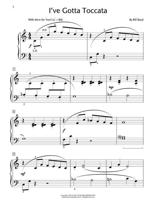 I've Gotta Toccata Hal Leonard Student Piano Library Showcase Solo Level 3/Late Elementary 觸技曲 鋼琴 獨奏 | 小雅音樂 Hsiaoya Music