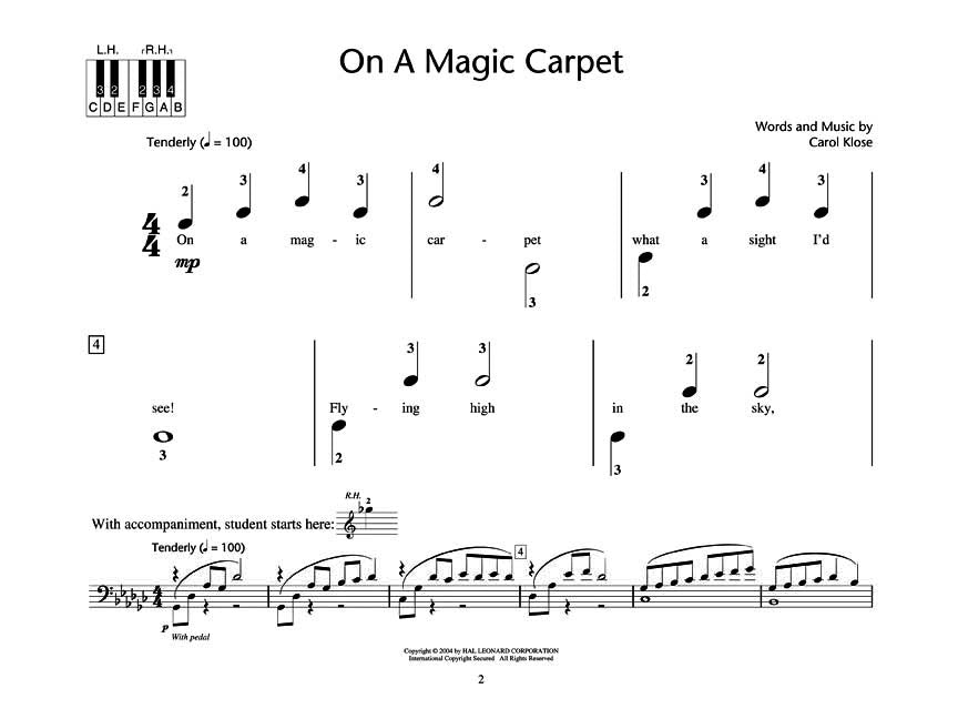 On a Magic Carpet Hal Leonard Student Piano Library Showcase Solo Level 1/Pre-Staff 鋼琴 獨奏 | 小雅音樂 Hsiaoya Music