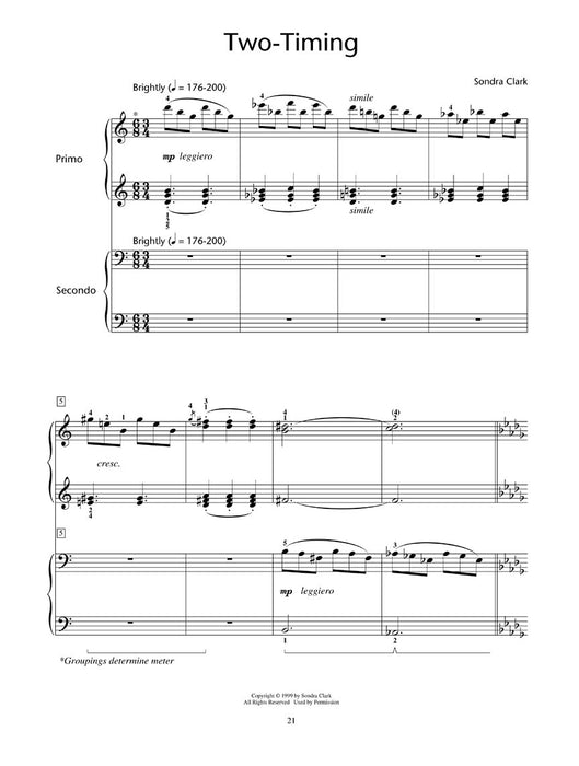 Three Odd Meters One Piano, Four Hands Intermediate Level Composer Showcase 鋼琴四手聯彈 作曲家 | 小雅音樂 Hsiaoya Music