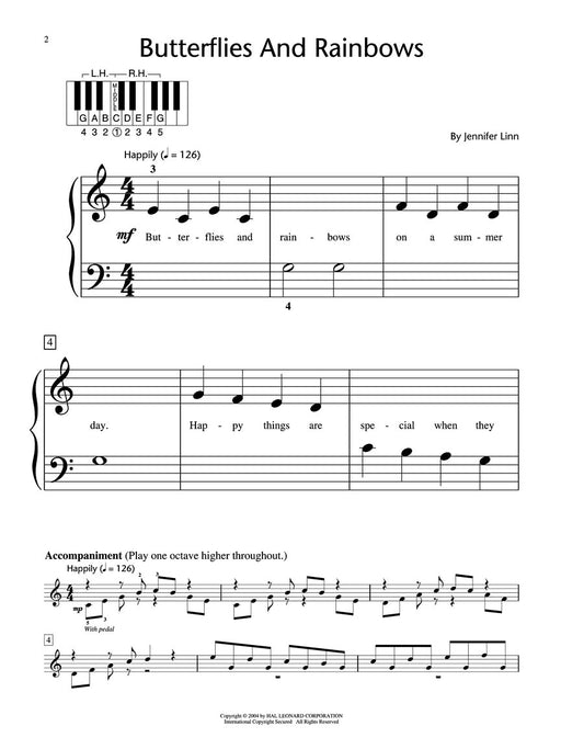 Butterflies and Rainbows Hal Leonard Student Piano Library Showcase Solo Level 1/Early Elementary 鋼琴 獨奏 | 小雅音樂 Hsiaoya Music