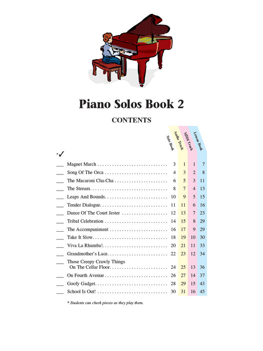 Piano Solos Book 2 - Book with Online Audio Hal Leonard Student Piano Library 鋼琴 獨奏 鋼琴 | 小雅音樂 Hsiaoya Music