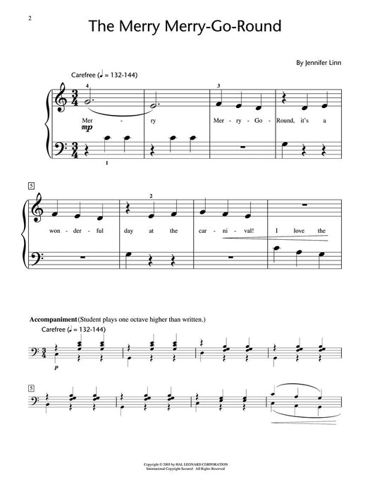 The Merry Merry-Go-Round Hal Leonard Student Piano Library Elementary Showcase Solo 鋼琴 獨奏 | 小雅音樂 Hsiaoya Music