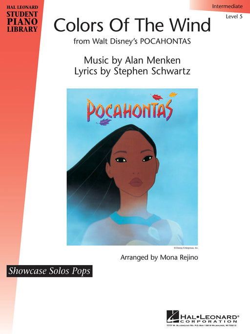 Colors of the Wind Hal Leonard Student Piano Library Showcase Solos Pops Level 5 (Intermediate) 管樂 鋼琴 獨奏 | 小雅音樂 Hsiaoya Music