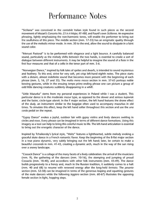 Dances from Around the World Early Intermediate/Intermediate Level Composer Showcase 舞曲 作曲家 | 小雅音樂 Hsiaoya Music