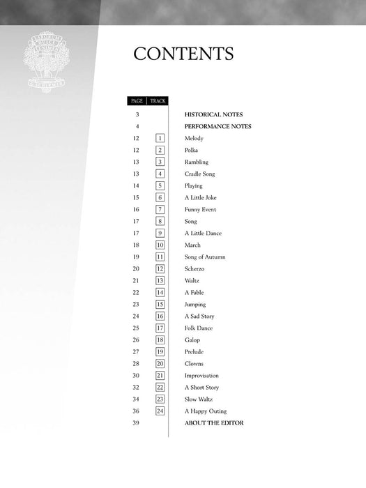 Kabalevsky - 24 Pieces for Children, Opus 39 小品 作品 | 小雅音樂 Hsiaoya Music