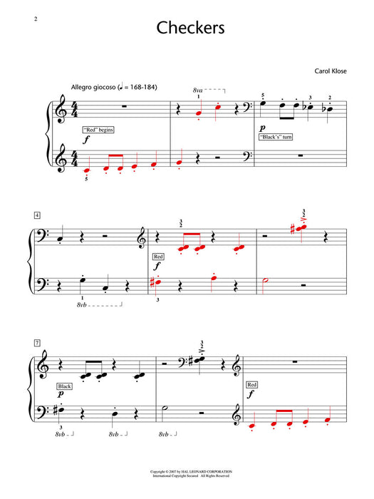 Checkers Hal Leonard Student Piano Library Showcase Solo Level 3/Late Elementary 鋼琴 獨奏 | 小雅音樂 Hsiaoya Music