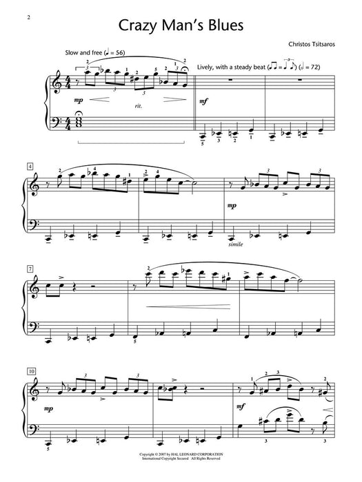 Crazy Man's Blues Hal Leonard Student Piano Library Showcase Solo Level 4/Early Intermediate 藍調 鋼琴 獨奏 | 小雅音樂 Hsiaoya Music