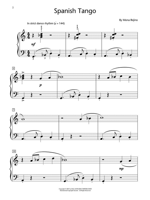 Spanish Tango Hal Leonard Student Piano Library Showcase Solo Level 3/Late Elementary 探戈 鋼琴 獨奏 | 小雅音樂 Hsiaoya Music