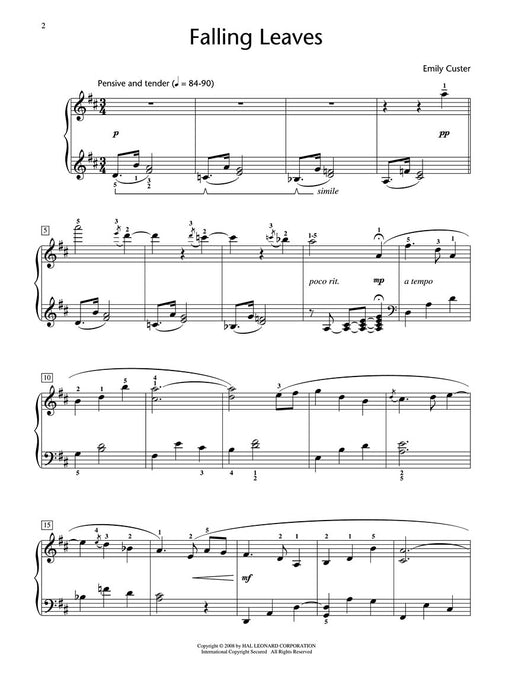 Falling Leaves Hal Leonard Student Piano Library Showcase Solo Level 5/Intermediate 鋼琴 獨奏 | 小雅音樂 Hsiaoya Music