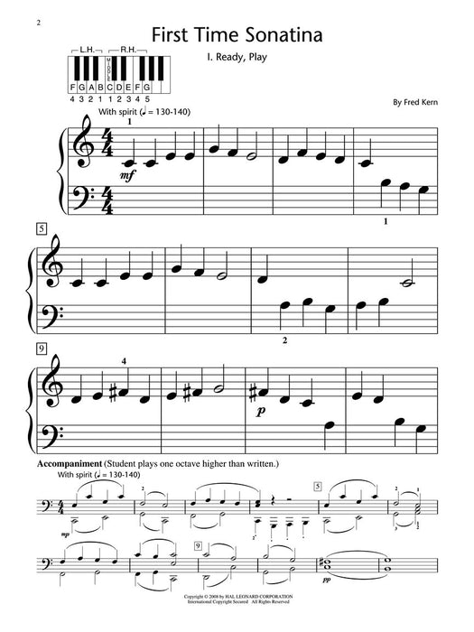 First Time Sonatina Hal Leonard Student Piano Library Showcase Solo Level 1/Early Elementary 小奏鳴曲 鋼琴 獨奏 | 小雅音樂 Hsiaoya Music