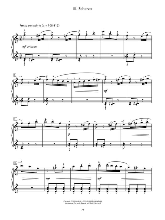 Sonatina Humoresque Hal Leonard Student Piano Library Composer Showcase Late Intermediate 小奏鳴曲幽默曲 鋼琴 作曲家 | 小雅音樂 Hsiaoya Music