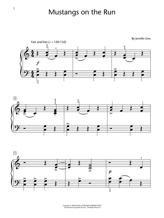 Mustangs on the Run Hal Leonard Student Piano Library Late Elementary Showcase Solo 鋼琴 獨奏 | 小雅音樂 Hsiaoya Music
