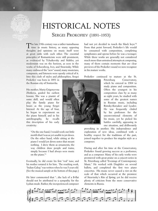 Sergei Prokofiev - Visions Fugitives, Op. 22 With Access to Online Audio of Performances 瞬間幻影 | 小雅音樂 Hsiaoya Music