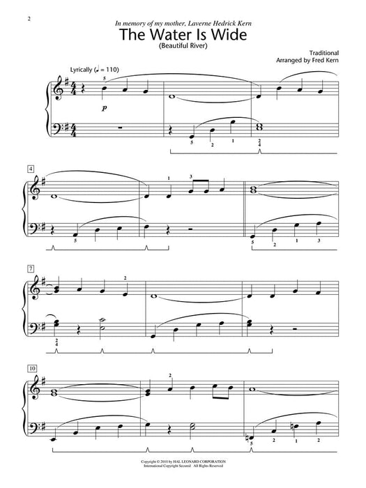 The Water Is Wide Hal Leonard Student Piano Library, Showcase Solo Level 4 - Early 鋼琴 獨奏 | 小雅音樂 Hsiaoya Music