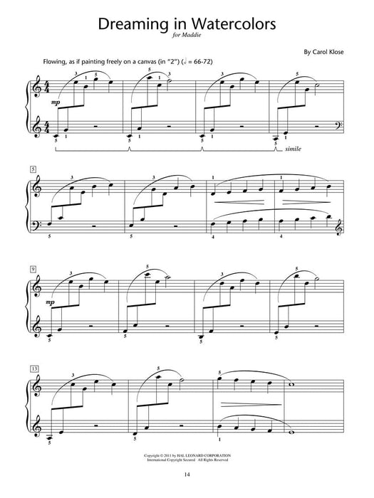 Watercolor Miniatures HLSPL Composer Showcase NFMC 2014-2016 Selection Late Elementary/Early Intermediate 作曲家 | 小雅音樂 Hsiaoya Music