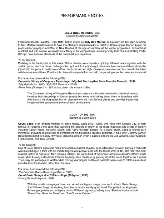 Jazz Etude Inspirations National Federation of Music Clubs 2020-2024 Selection 爵士音樂練習曲 | 小雅音樂 Hsiaoya Music