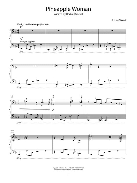 Jazz Etude Inspirations National Federation of Music Clubs 2020-2024 Selection 爵士音樂練習曲 | 小雅音樂 Hsiaoya Music