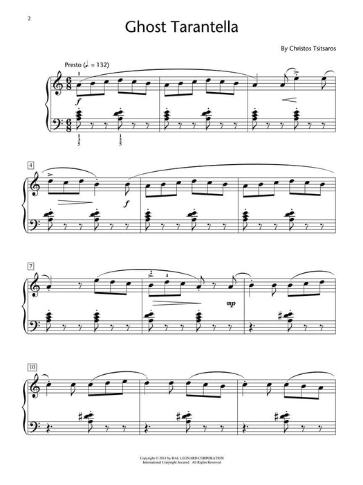 Ghost Tarantella Hal Leonard Student Piano Library Showcase Solos Early Intermediate - Level 4 塔蘭泰拉 鋼琴 獨奏 | 小雅音樂 Hsiaoya Music