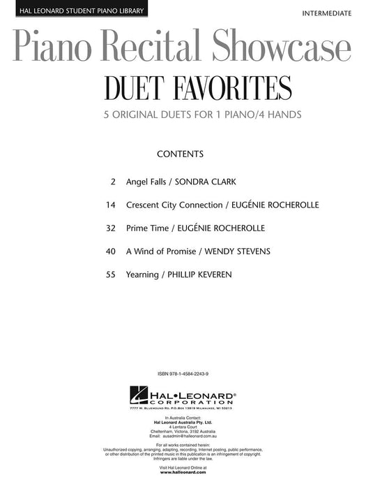Piano Recital Showcase - Duet Favorites National Federation of Music Clubs 2014-2016 Selection 1 Piano, 4 Hands/Intermediate Level 鋼琴 二重奏 鋼琴 | 小雅音樂 Hsiaoya Music