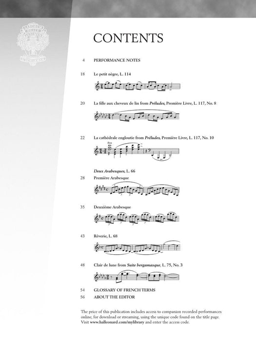 Claude Debussy - Seven Favorite Pieces Piano With Audio of Performances 德布西 小品 鋼琴 | 小雅音樂 Hsiaoya Music