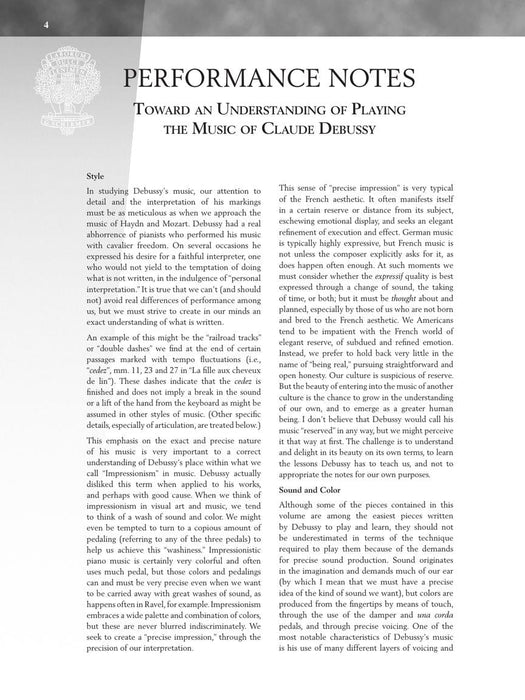 Claude Debussy - Seven Favorite Pieces Piano With Audio of Performances 德布西 小品 鋼琴 | 小雅音樂 Hsiaoya Music