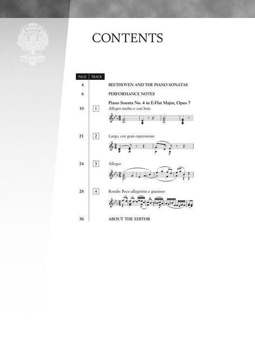 Beethoven: Sonata No. 4 in E-flat Major, Opus 7 貝多芬 奏鳴曲 作品 | 小雅音樂 Hsiaoya Music