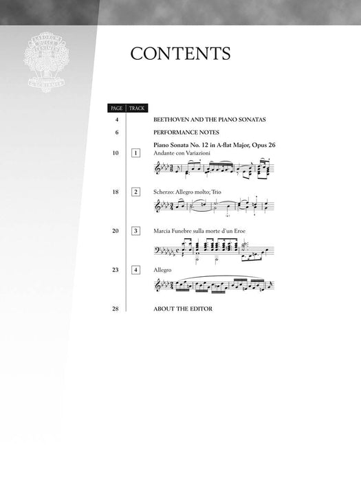 Beethoven: Sonata No. 12 in A-flat Major, Opus 26 貝多芬 奏鳴曲 作品 | 小雅音樂 Hsiaoya Music