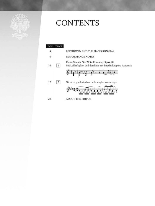 Beethoven: Sonata No. 27 in E Minor, Opus 90 貝多芬 奏鳴曲 作品 | 小雅音樂 Hsiaoya Music