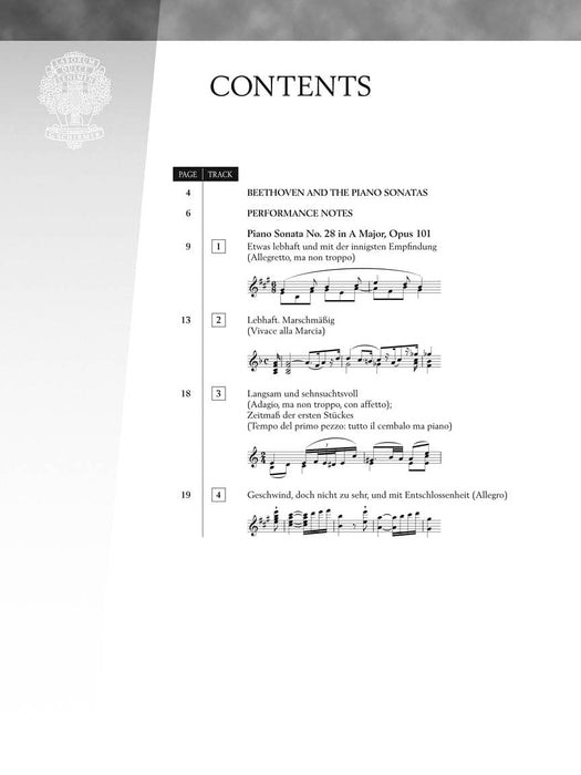 Beethoven: Sonata No. 28 in A Major, Opus 101 貝多芬 奏鳴曲 作品 | 小雅音樂 Hsiaoya Music