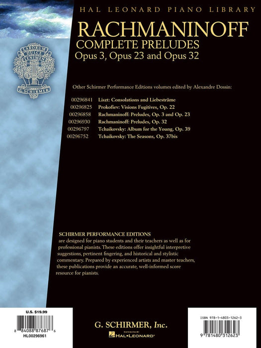 Rachmaninoff - Complete Preludes for Piano, Op. 3, 23, and 32 前奏曲 鋼琴 | 小雅音樂 Hsiaoya Music