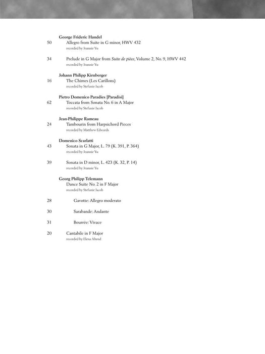 The Baroque Era Book with Online Audio Access Intermediate Level 巴洛克 | 小雅音樂 Hsiaoya Music