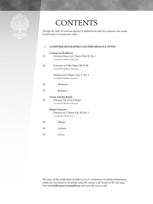 The Classical Era Book with Online Audio Access Early Intermediate Level 古典 | 小雅音樂 Hsiaoya Music