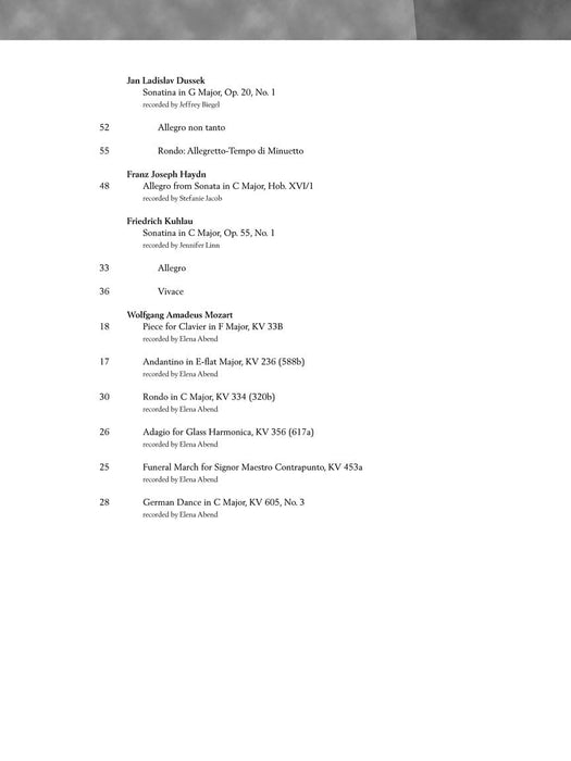 The Classical Era Book with Online Audio Access Intermediate Level 古典 | 小雅音樂 Hsiaoya Music