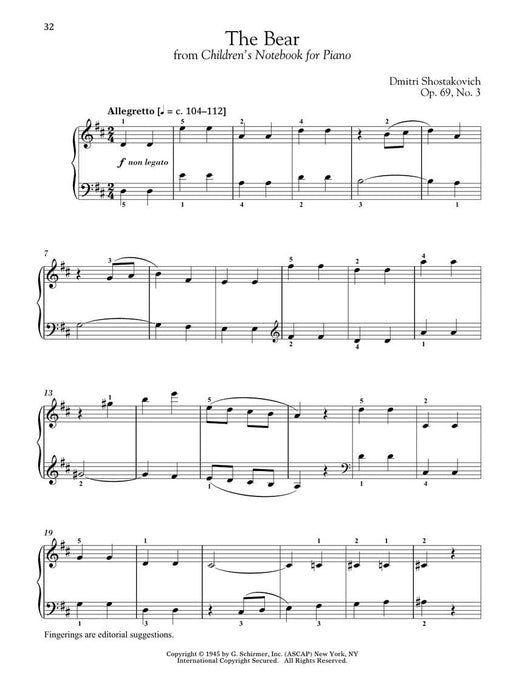 The 20th Century - Upper Elementary Level 30 Piano Pieces 鋼琴 小品 | 小雅音樂 Hsiaoya Music